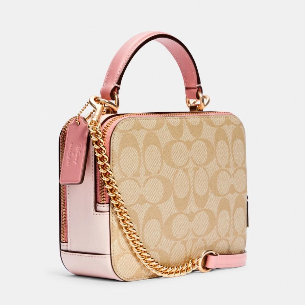 NWT Disney X Coach Box Crossbody With Patches - Picture 2 of 8